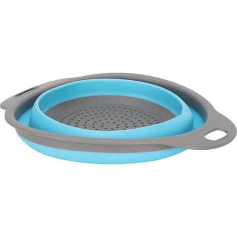 Égouttoir pliable, design pliable, durable en PP et TPR, panier à légumes robuste pour la cuisine, fruits et légumes (1/5)