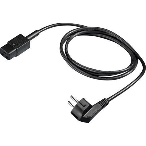 Câble de raccordement Rittal 7200.216 [1x Secteur femelle C19 - 1x Prise mâle + contact de protection] 1.80 m noir 1 pc(s) X50925 (1/4)