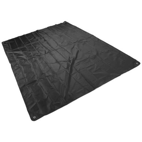 DEESSE SHOP-Housse de batterie enduite d'argent 420D Oxford tissu pliant housse anti-poussière pour intérieur extérieur noir (1/5)