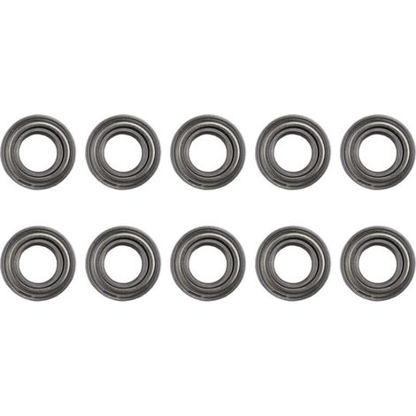 10Pcs Roulement À Billes Radial Métrique Protégé Par Métal Scellé Caoutchouc Miniature, Mr126 Zz 6 X 12 4Mm
