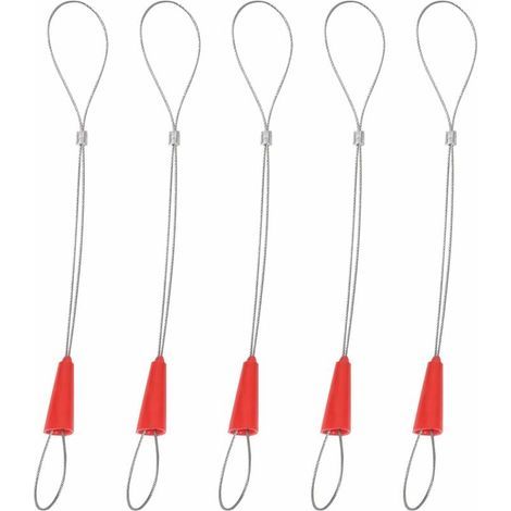 5pcs Fish Tape Fastener, Traction de Fil Univers Extracteur de Câble de Traction Outil Insertion et Extraction de Câble Outils (1/5)
