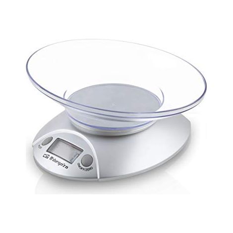Bilancia elettronica da cucina orbegozo pc 1009/ fino a 3kg/ argento (1/4)