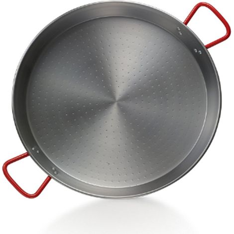 GARCIMA paellera pulida 24 cm , Paellera pulida 24 cmLas paelleras valencianas de Garcima se reconocen por sus características asas con remaches de aceroAcabadas en acero p
