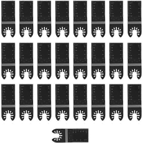 Ensemble de 25 lames de scie oscillantes multifonctions HCS pour une coupe de précision (1/4)