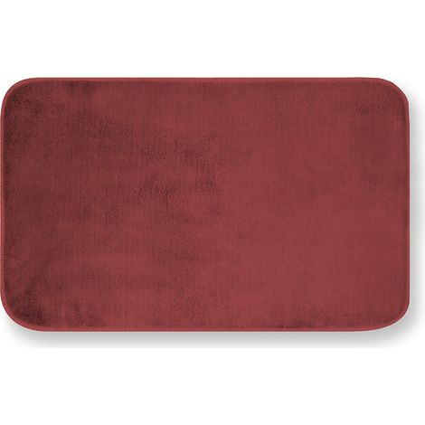 GEMITEX MERLINO 50X80 Tappeto ULTRASSORBENTE, Polyester, Bordeaux (1/5)