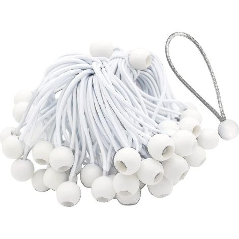 Lot de 50 tendeurs élastiques à boucle longue pour chapiteaux, tentes, bannières et bâches KvA[HhhhS] (1/4)