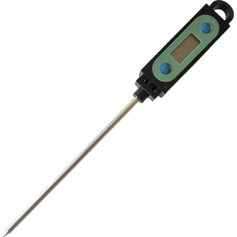 Tea Soul Termometro da Cucina Digitale  Lettura Instantanea della Temperatura ● Sonda 12.5cm ● Display LCD ● Per Carne, Barbecue, Vino, Latte, Frittura ad Olio, Dolci, Griglia, Alimenti, Acqua (1/4)