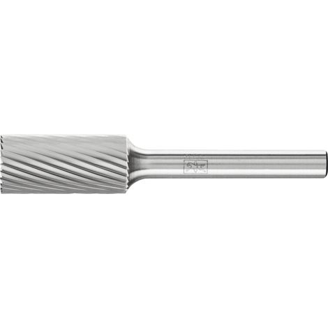 PFERD Hartmetall Frässtift Zylinder ZYAS stirnverzahnt Ø 12x25 mm Schaft-Ø 6 mm Z3 universal mittel (1/5)