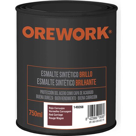 Esmalte sintético brillante - 750 ml - Rojo Carruaje