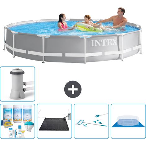 Intex Piscine Prism Frame Ronde - 366x76 cm - 6-pièces S21044 (1/5)