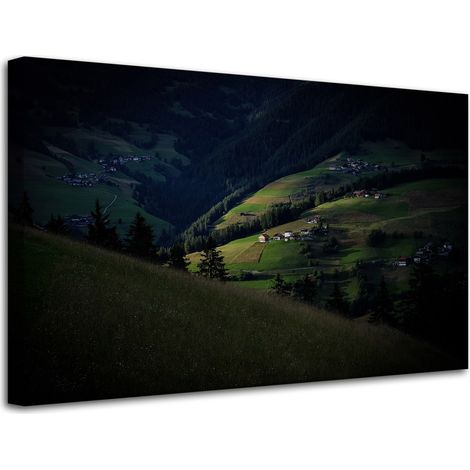 Leinwanddruck Natur Berglandschaft 80x50 cm