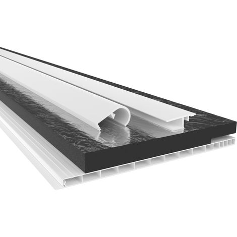 HEXIM Coperchio di ispezione, Profilo di montaggio & Profilo di transizione - Set o Singoli: 160 cm - Länge (de), Set completo 220 mm - Larghezza