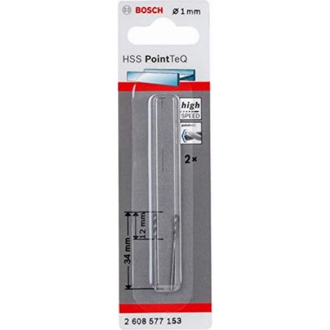 BOSCH - KIT PUNTE A SPIRALE PER METALLO1X12MM