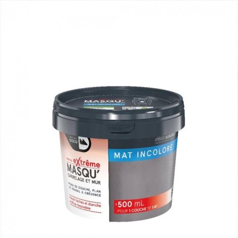 MAISON DECO Smalto per Maschere per Pareti e Piastrelle, Trasparente, 0,5 l MAISON DECO