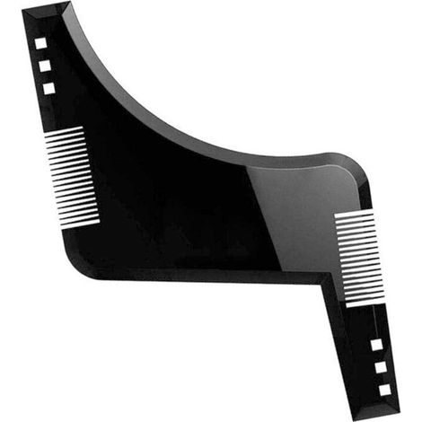 Gabarit de contour pour barbe et bouc pour hommes, kit de rasage et de taille de barbe et bouc, gain de temps (1/5)