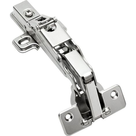 Charnière standard Amortisseur Hydraulique Fermeture Automatique Charnière à Amorti, pour Armoires de Porte Cuisine Type Européen, Amovible Revêtement antirouille