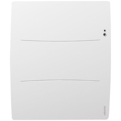 Radiateur électrique connecté horizontal à chaleur douce 750W, blanc - Agilia, Atlantic