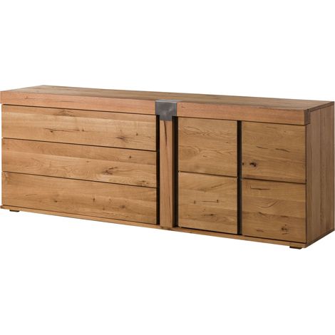 Sideboard Wild-/Zerreiche 200x45x75 natur geölt NEW AMSTERDAM 16