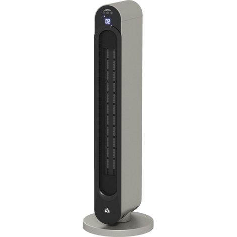 Termoventilatore ceramico oscillante 2200 W 25 x 25 x 73,5 cm argento - CHICFURN (1/5)