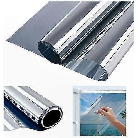 Einweg-Fensterfolie, UV-beständiger Sonnenschutz, Wärmereduzierung, 40 x 200 cm, 100 g, spiegelfrei, ideal für Fenster. (1/5)