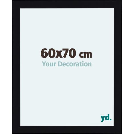 yd. - Cadre photo 60x70 - Noir Brillant - MDF - Como (1/5)