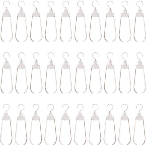 Cintre pliable multi-usages pour vêtements, structure-Blanc (1/2)