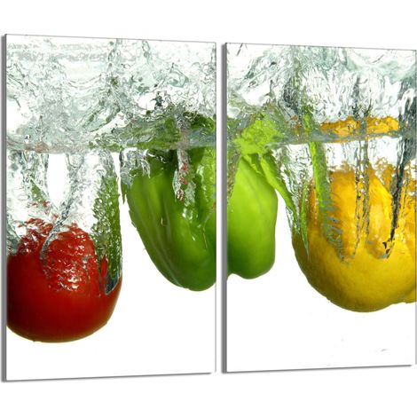 Glasschutzplatte für den Herd 2x30x52 Paprika