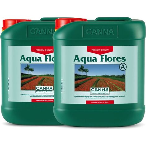 Canna Aqua Flores A B 5 Liter Blütedünger Hydrokultur Pflanzendünger (1/5)