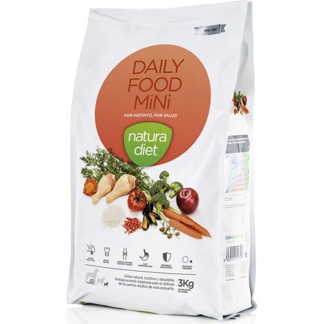 NATURA DIET DOG DAILY FOOD MINI 3 Kg (1/2)