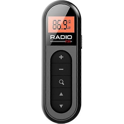 Mini radio FM de poche rechargeable, portable 76-108MHz, récepteur numérique à piles intégrées, écouteurs inclus pour usage quotidien (1/5)