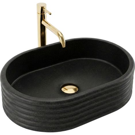 AUFSATZWASCHBECKEN REA NICOLETTA  BLACK