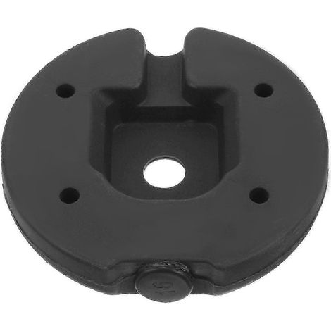 Lampe de bureau à pied rond en fer, lestée, support de lampe de bureau lestée (1/3)