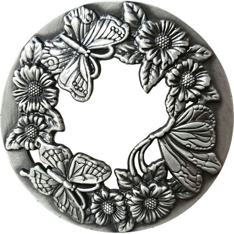 Couvercle de bougies parfumées, pots-Dielianhua en argent brossé