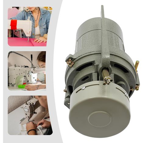Moteur d'embrayage pour machine à coudre industrielle, moteur monophasé 1/2 HP 400 W 220 V, servomoteur pour machine à coudre industrielle 2850 tr/min (1/5)