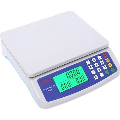 Balance de précision numérique 30kg/1g, balance électronique avec écran LCD, pesage haute exactitude pour cuisine et usage professionnel (1/5)