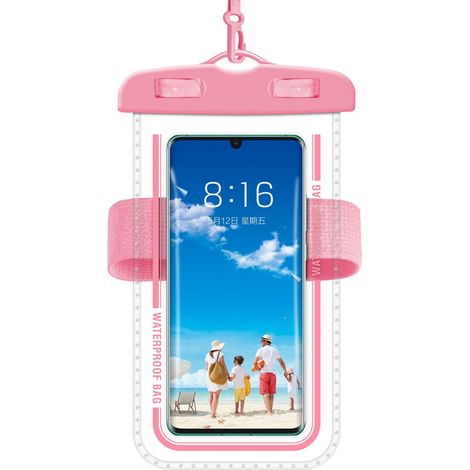 Housse Etanche Pour Telephone - Flottante - Avec Lanière Réglable - Compatible Tous Smartphones - 1 Pièce (1/5)