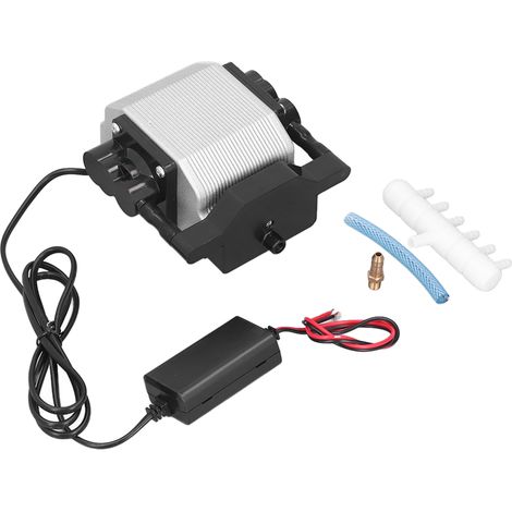 12V DC 30L 16W Aquarium-Luftpumpe, tragbarer Belüfter für Auto und Angeln, Sauerstoffpumpe für kleine Teiche und den Haushalt. (1/5)
