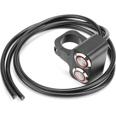 de guidon à double interrupteur projecteur LED étanche