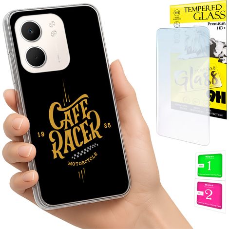Schutzhülle für Oppo A5X: Fotohülle mit Rückseite und 9H-Glas (1/5)