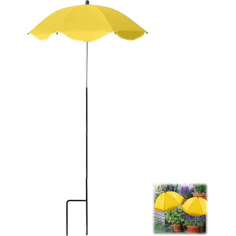 Ombrellone per piante - Ombrellone da giardino grande da 23,5 pollici - 52,3 pollici - Protezione dalla pioggia per le piante - Altezza regolabile - Pianta con protezione UV (1/5)