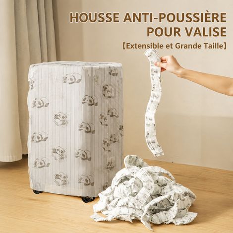 Housse de protection valise non-tissé 80 x 140 cm motif aléatoire anti-poussière 150 g – Livraison gratuite (1/5)
