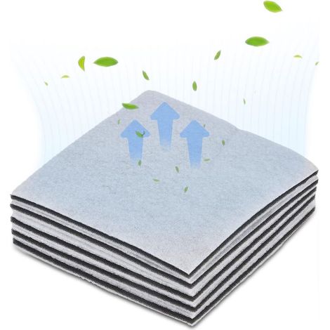 filtres de rechange pour moteur d'aspirateur, filtre de protection moteur universel à charbon actif, préfiltre moteur 150 x 150 mm (1/5)