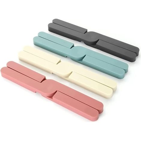Dessous de Plat, 4 Pcs Tapis Pliables Résistants à Chaleur, Antidérapantes sous Plats en Silicone pour Cuisine Table, Dessous de (1/5)