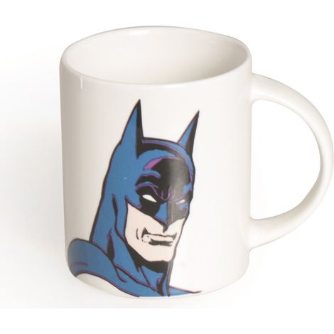 Excelsa Super Eroi Mug Batman 300 ml, Porcellana, Bianco, 1 unità (Confezione da 1) (1/4)