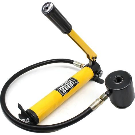 Presse hydraulique pour tôle, 10 matrices de découpe, haute efficacité, Jaune (1/2)