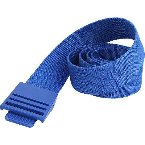 Ceinture de lestage plongée 150CM résistante, sangle nylon avec boucle plastique bleue accessoire (1/5)