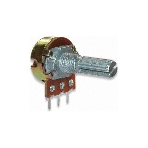 Potenziometro rotativo logaritmico da 50 kA L 20 mm