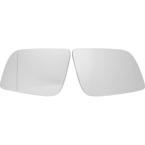 Rétroviseur Chauffant Verre 2 Pièces Gauche Droite Anti-Buée Efficace 6Q0857521A Compatible VW Polo 9N 2001-2005 (1/5)