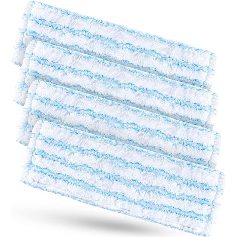 4 Stück Wischbezug für Bodenwischer Profi XL Micro Duo, 2-Faser-System Ersatzbezug mit Spezialborsten für Alle Bodenarten (1/5)