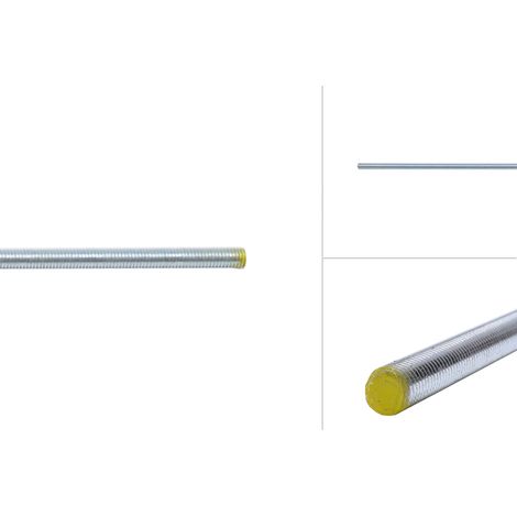 Tige filetée galvanisée M8 x 1m solidité 8.8 - Par pièce